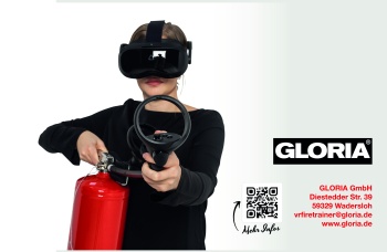 VR Fire Trainer von Gloria ermöglicht flexible und nachhaltige Trainingsumgebung