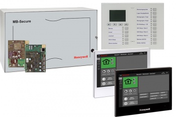 MB-Secure V10 from Honeywell features an innovative and user-friendly alarm transmission control panel and the new remote control MB-TouchScreen 