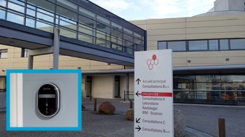 French hospital benefits from cost savings and easy staff management with SMARTair® wireless access control