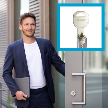 For mechanical security you can trust, look behind the key