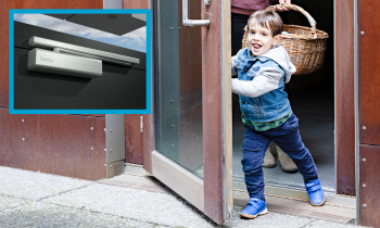 Everyone should be able to open doors in comfort.  Cam-Motion door closers ensure they can