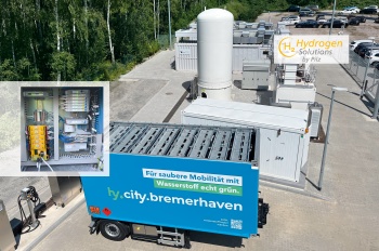 Sichere Speicherung und Transport von Wasserstoff mit Kleinsteuerung PNOZmulti 2 